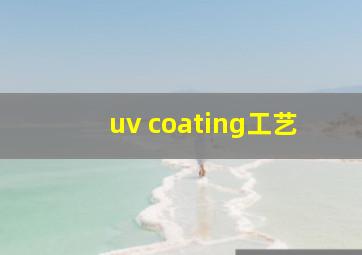 uv coating工艺